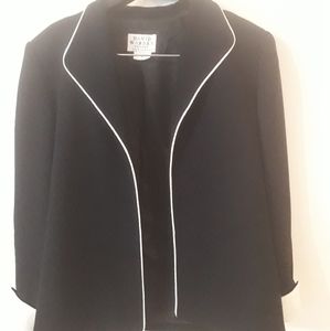 Two piece Navy Blue David Warren pantsuit